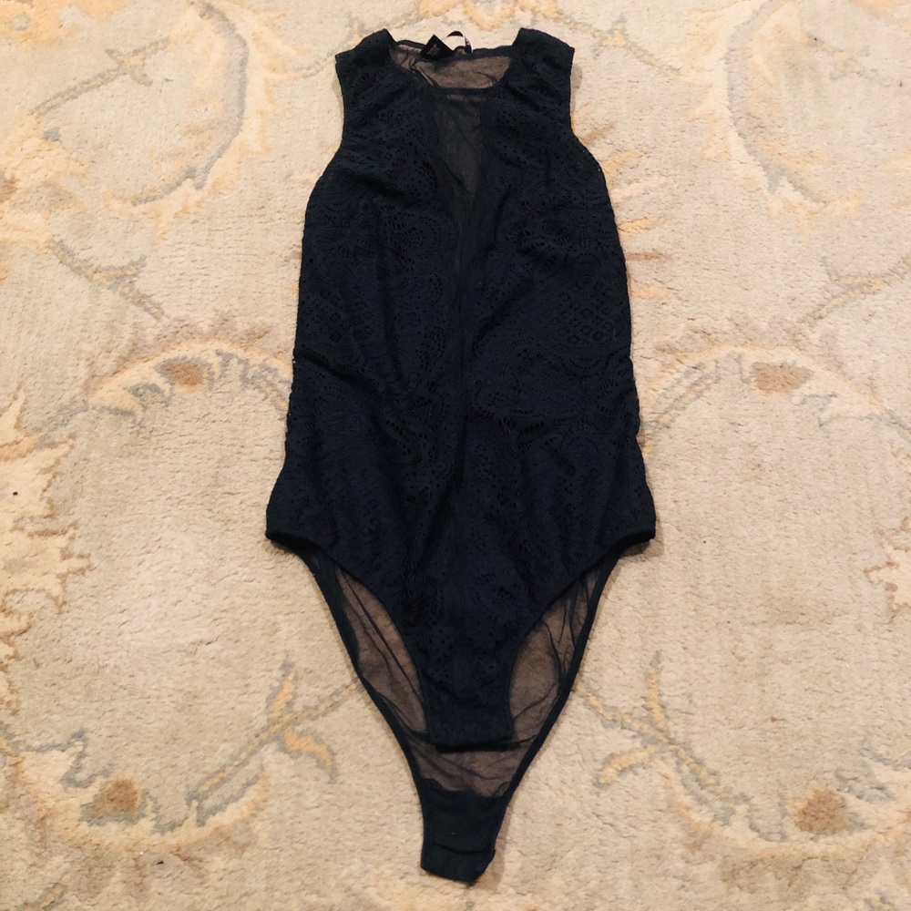 Victoria Secret Lace/Mesh Body Suit